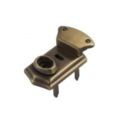 Kulcsos lépcsős zár ,sárga antik,     42 mm x 65mm