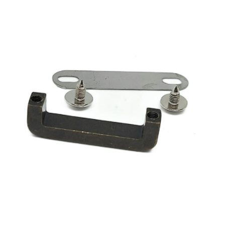 Fogótartó híd 25 MM szögletes , sárga antik