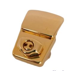 Kulcsos zár 25 x 35 mm , arany
