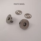 Mágneszár ,kerek , vastag , 14 mm , fekete nikkel 