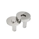 Mágneszár , kerek , vastag ,  14  mm nikkel