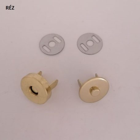 Mágneszár , kerek , vastag ,  14  mm nikkel