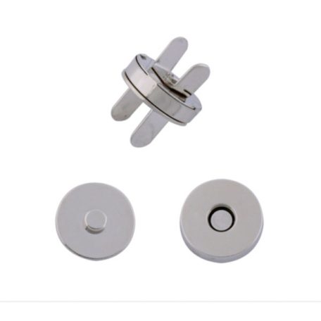 Mágneszár, kerek ,vastag , 14 mm , arany 