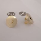 Mágneszár , kerek , vastag , 18 mm , arany