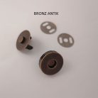 Mágneszár, kerek ,vastag , 18 mm , antik