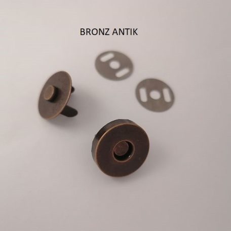 Mágneszár, kerek ,vastag , 18 mm , antik