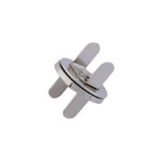 Mágneszár , kerek , lapos ,nikkel  14 mm