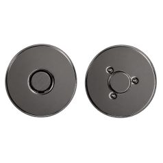 Szegecselhető lapos mágneszár 18 MM , fekete nikkel