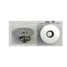 Szegecselhető lapos mágneszár 18 MM , nikkel