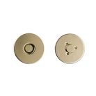 Szegecselhető lapos mágneszár 18 MM , arany