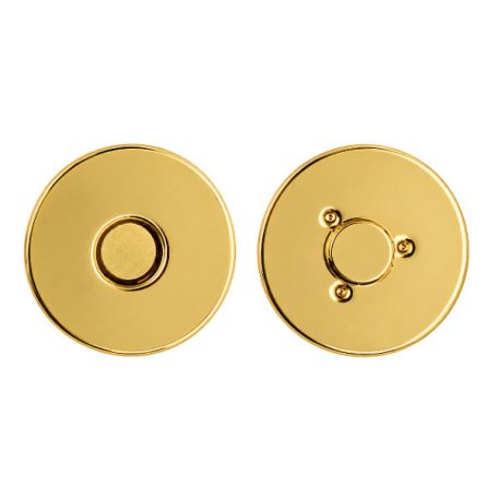 Szegecselhető lapos mágneszár 18 MM , arany