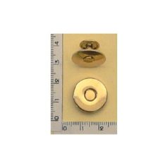 Szegecselhető lapos mágneszár 18 MM , arany