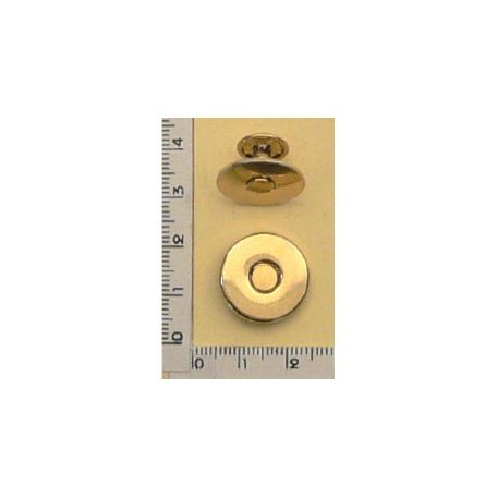 Szegecselhető lapos mágneszár 18 MM , arany