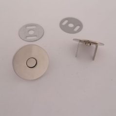 Mágneszár , kerek , lapos , nikkel  18 mm