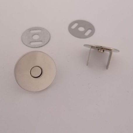 Mágneszár , kerek , lapos , nikkel  18 mm