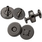 Szegecselhető vastag mágneszár 18 MM , fekete nikkel