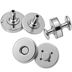 Szegecselhető vastag mágneszár 18 MM , nikkel