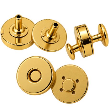 Szegecselhető vastag mágneszár 18 MM , arany