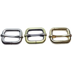 Csúszócsat 25MM x 6 vasalapú , selyem sárga antik