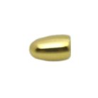 Zsinórvég 5 mm x 16 mm , kúpvégű ,zamak ,arany  