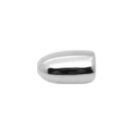 Zsinórvég 5 mm x 16 mm , kúpvégű ,zamak ,nikkel