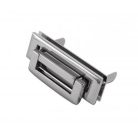 Táskazár 63 x 30 mm , zamak , nikkel