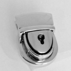 Kulcsos tuck zár ,nikkel      40 mm x 28mm