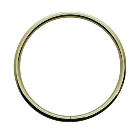 Táska vas karika 10 CM X 6  belső átmérővel arany színben 6mm anyagvastagsággal.