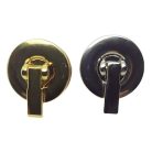 Kerek lehajtós zár 27 mm , nikkel