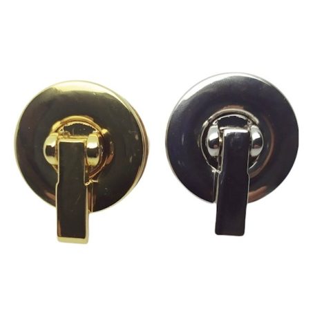 Kerek lehajtós zár 27 mm , nikkel