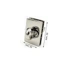 Elfordítós táskazár 30 mm x 22 mm , zamak , nikkel