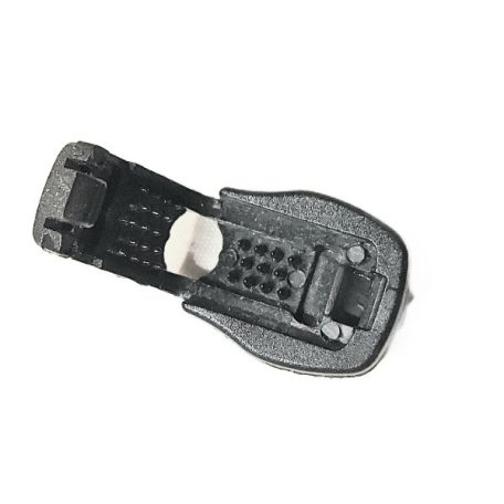 Müanyag zsinórvég záró 15 x 20 mm x 5,5 mm befogadó belső méret , fekete színben