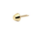 Fenékszeg 10 MM x 7 mm lapos kúp , vasalapú , arany