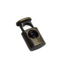 Zsinór összehúzó, rugós, 6 MM, antik