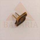 Disz , vasalapú , sárga antik ,  13,5 mm x 8 mm x 2 mm ,  lábhossz 10 mm