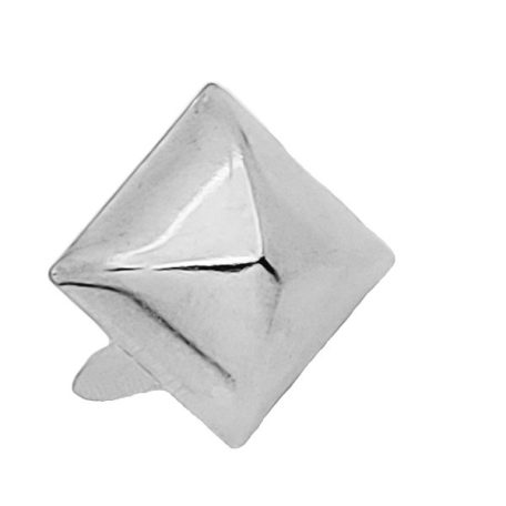 Piramis rocker szegecs , nikkel , 16 mm X 16 mm  X 10 mm magas