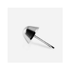 Fenékszeg kúpos 12 MM x 7 , fekete nikkel