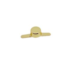 Fenékszeg lapos 10 MM x 5 mm magas ,öntvény , arany
