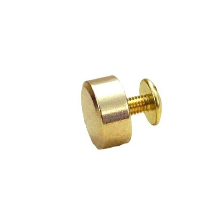 Csavaros szegecs 11 mm x 5 mm ,rézalapú arany