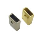  Szögletes cipzár végelzáró 10 mm nikkel