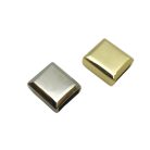  Szögletes cipzár végelzáró 10 mm arany