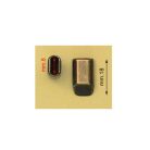 Zipzár végelzáró 8 mm arany