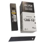 Olfa LBB-10 fekete acél penge 10 db/csomag , L-1 és L-2 tipusú késekhez
