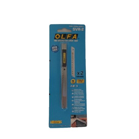 OLFA szakipari kés SVR-2 ,  9 mm pengével fémtokban
