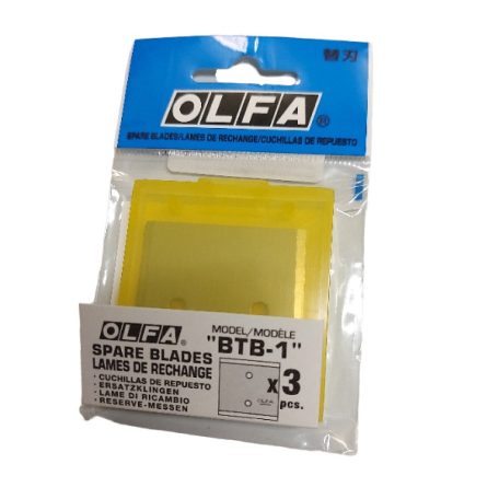 OLFA kaparó-vágó BTB-1 pótkés 43 mm , 3db/csomag