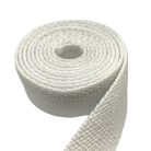 Pamut heveder, vastag, 30 mm  fehér színű