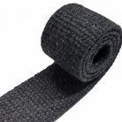 Pamut heveder, vastag, 30 mm sötét szürke 