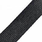 Pamut heveder, vastag, 30 mm sötét szürke 