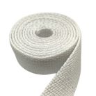 Pamut heveder, vastag, 40MM, fehér színű