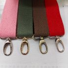 Pamut heveder, vastag, 40MM, cseresznye piros színű